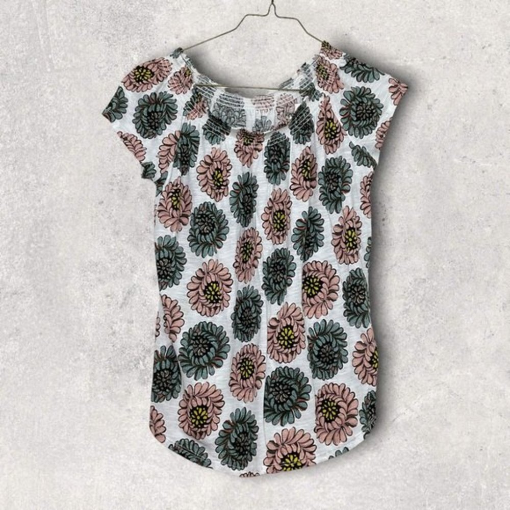 Loft Off The Shoulder Floral Top